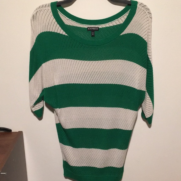 🔴 Express Open Stitch Dolman Sweater Set (size M) - Picture 1 of 7